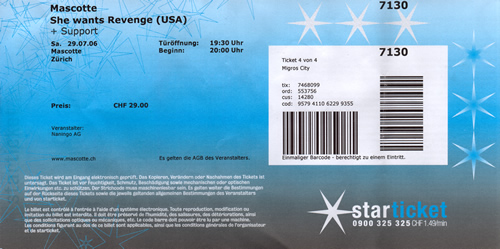 Ticket She wants Revenge (87KB)