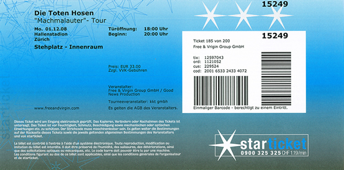 Ticket Die Toten Hosen (146KB)